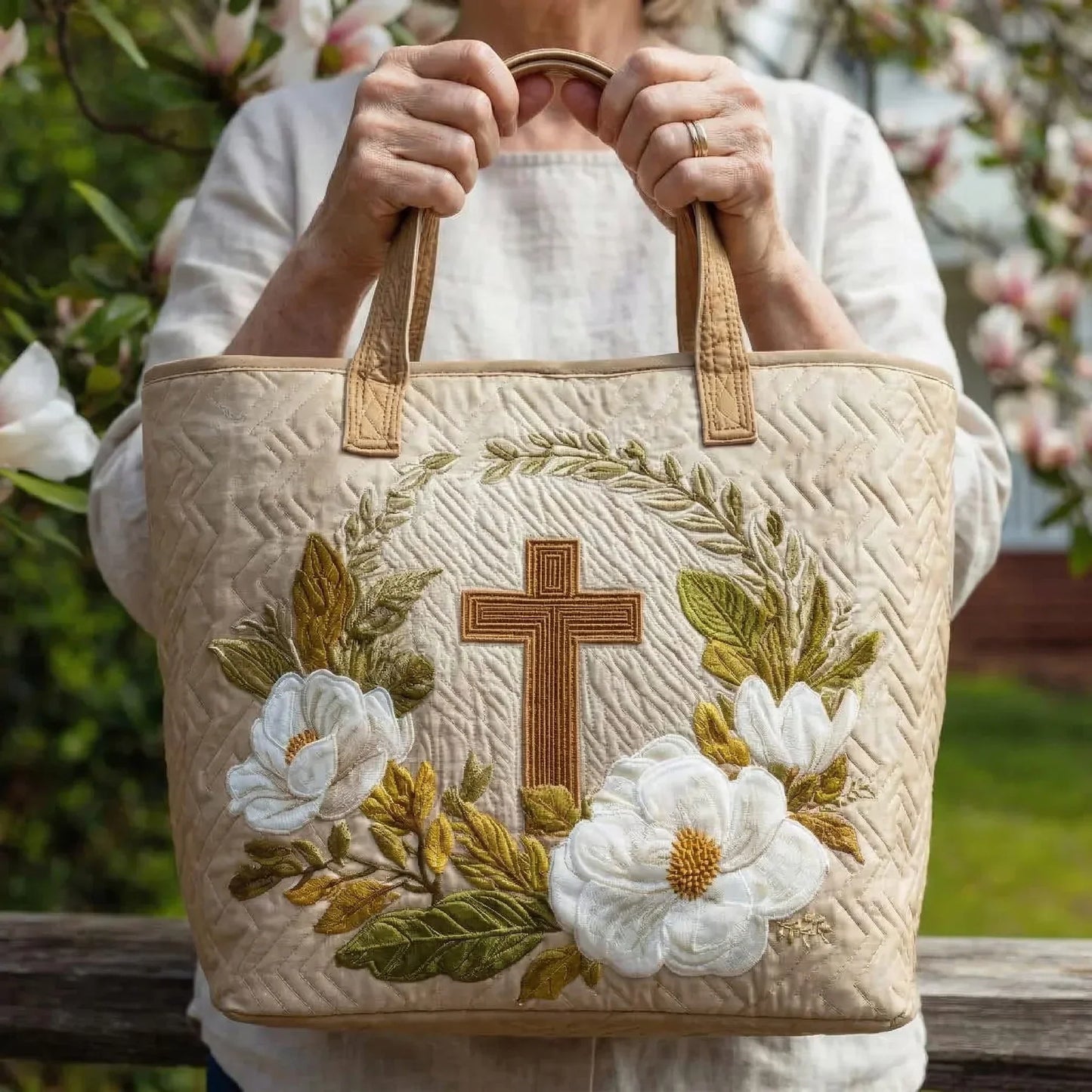 Bolso artesanal - Cruz sagrada