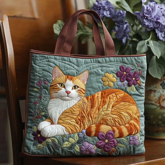 Bolso artesanal - Gato pelirrojo