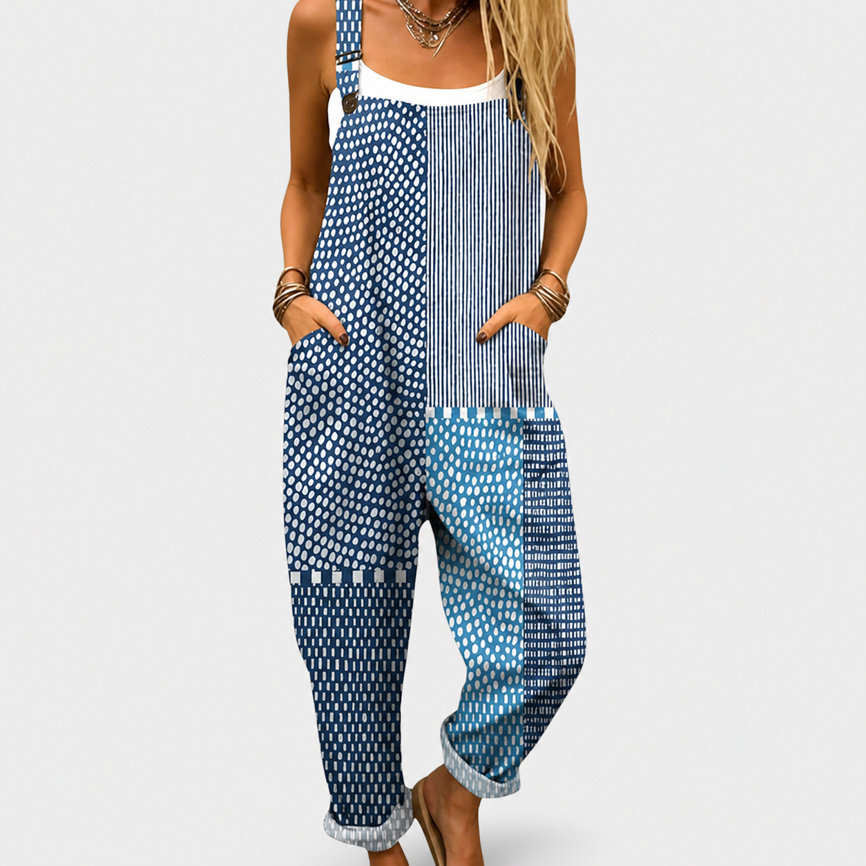 Peto estampado cómodo