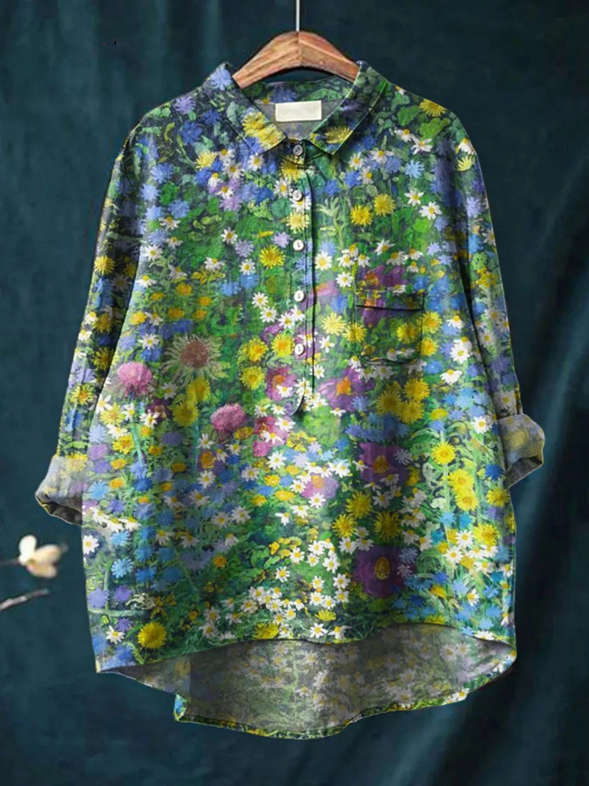 Imogen - Camisa Florida Ligera