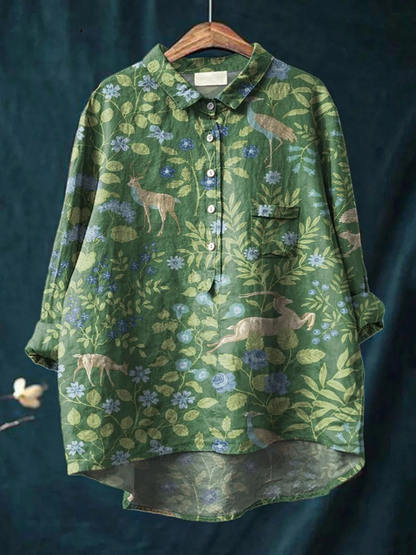 Géorgie - Camiseta Floral Ligera