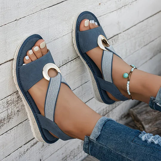 Zafiro | Sandalias elegantes con sujeción ajustada