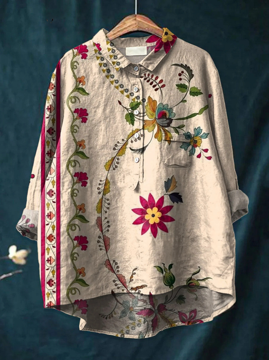 Isla - Camisa Floral Ligera