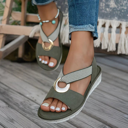Zafiro | Sandalias elegantes con sujeción ajustada