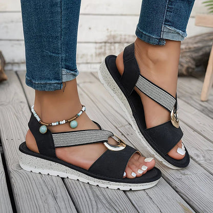Zafiro | Sandalias elegantes con sujeción ajustada