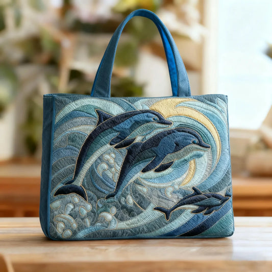 Bolso artesanal - Delfín del océano
