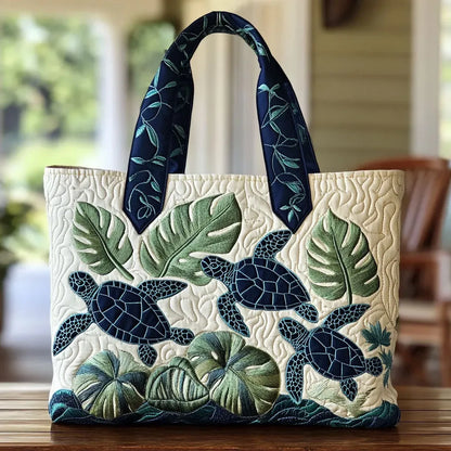 Bolso artesanal - La gracia de la tortuga marina