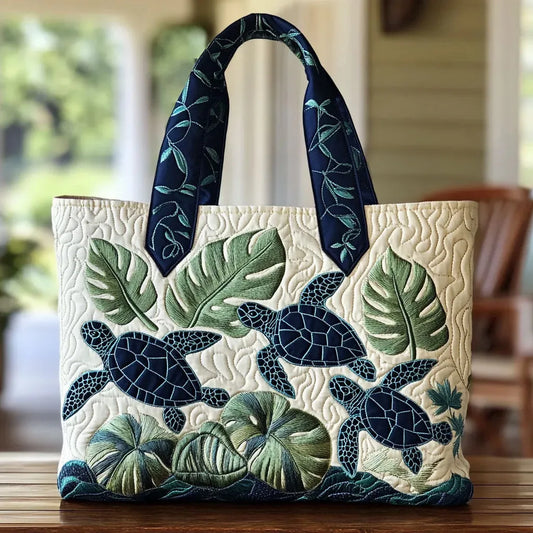 Bolso artesanal - La gracia de la tortuga marina