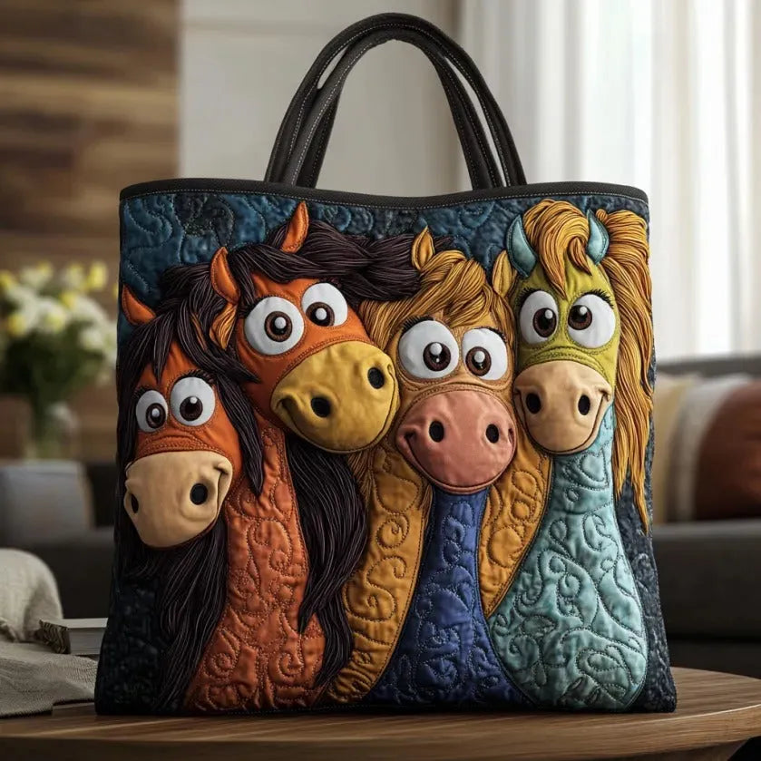 Bolso artesanal - Ponys divertidos