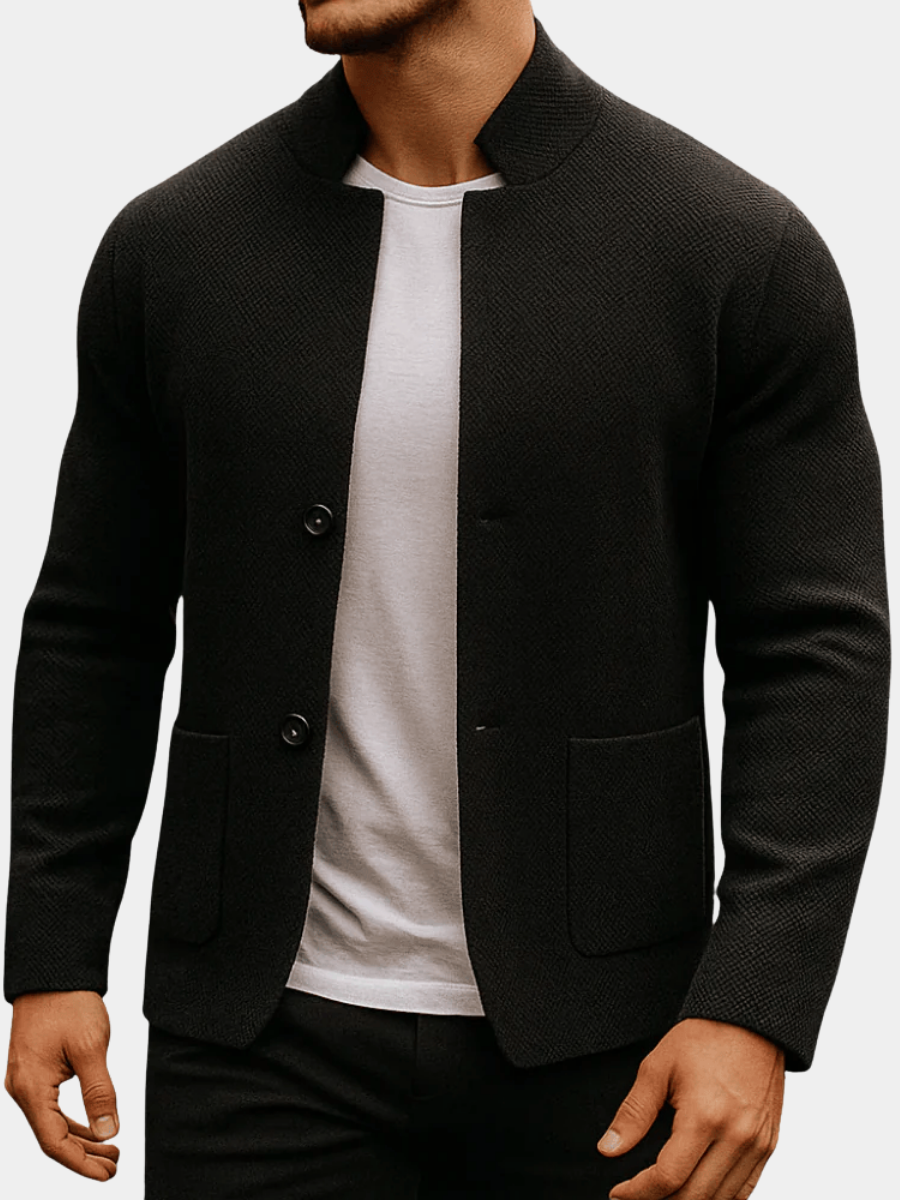Antonio | Chaleco de punto con textura para hombre