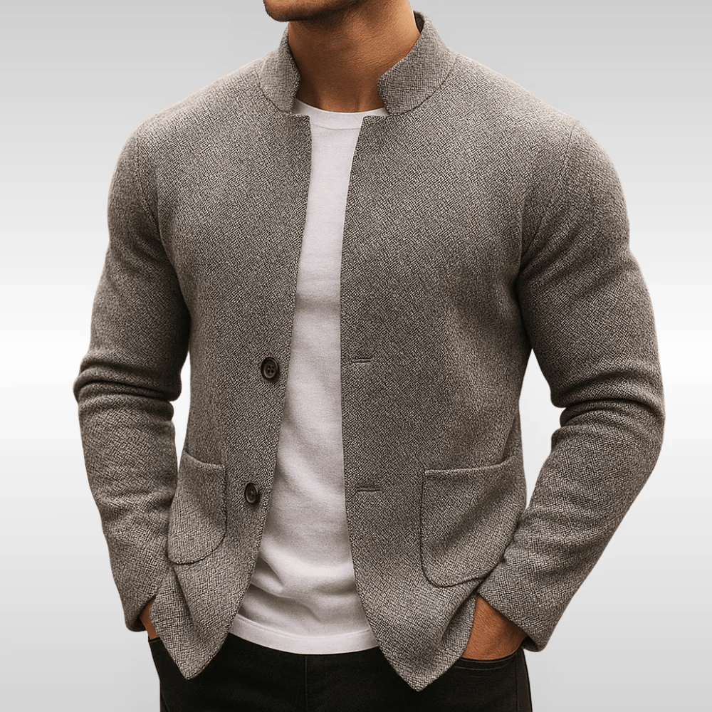 Antonio | Chaleco de punto con textura para hombre