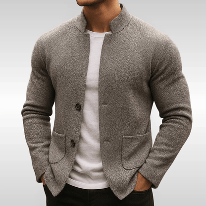 Antonio | Chaleco de punto con textura para hombre