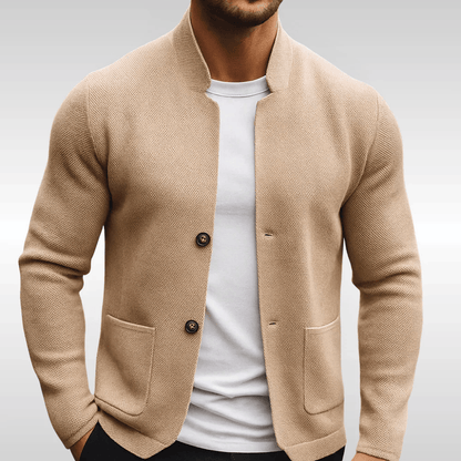 Antonio | Chaleco de punto con textura para hombre