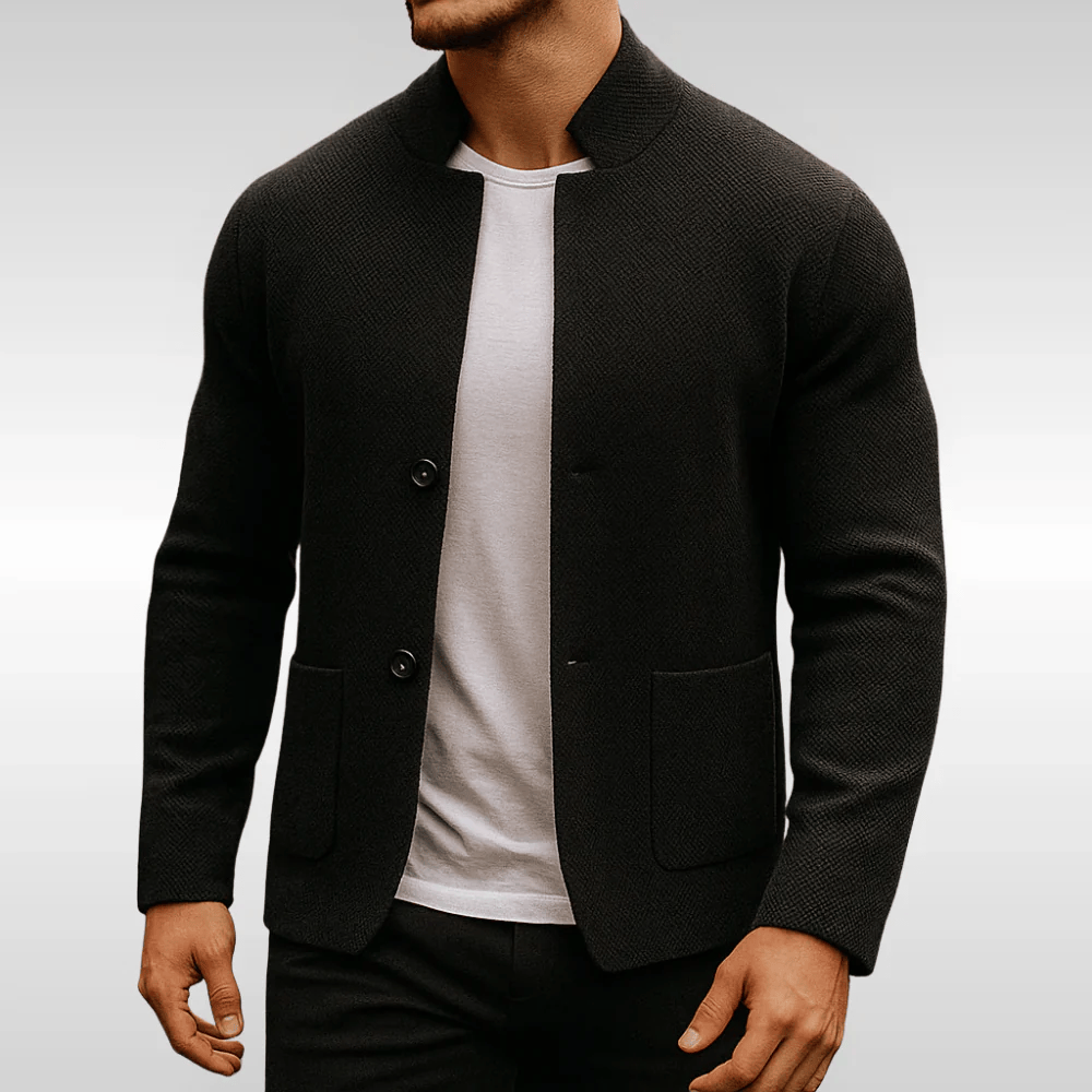 Antonio | Chaleco de punto con textura para hombre