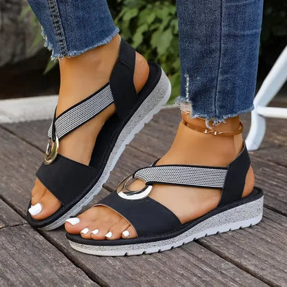 Zafiro | Sandalias elegantes con sujeción ajustada