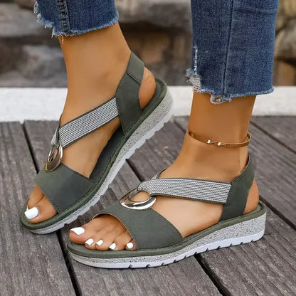 Zafiro | Sandalias elegantes con sujeción ajustada