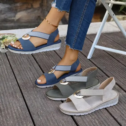 Zafiro | Sandalias elegantes con sujeción ajustada